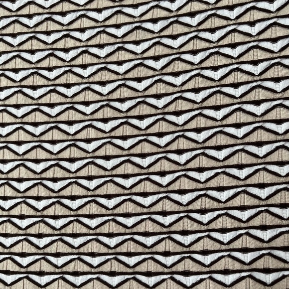 dressbarn Black and White Zigzag A-Line Skirt, XL,  NWT - Picture 7 of 10